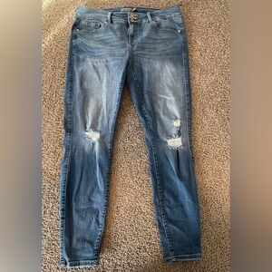 Torrid denim Jean jeggings 16 stretch high rise distressed casual pockets womens